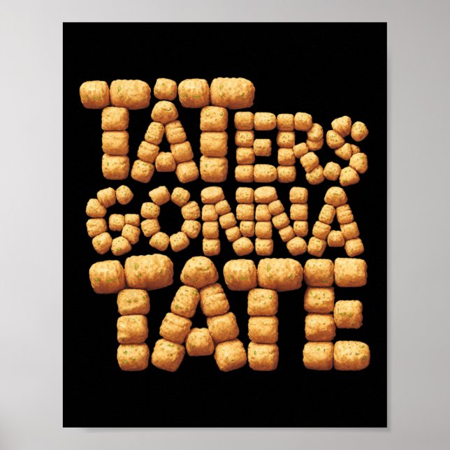 Póster Los Taters Van A Tate Graciosamente Tater Tater To (Frente)
