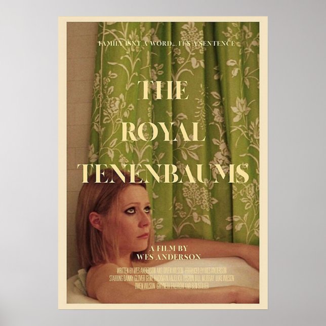 Póster los tenenbaums reales (Frente)