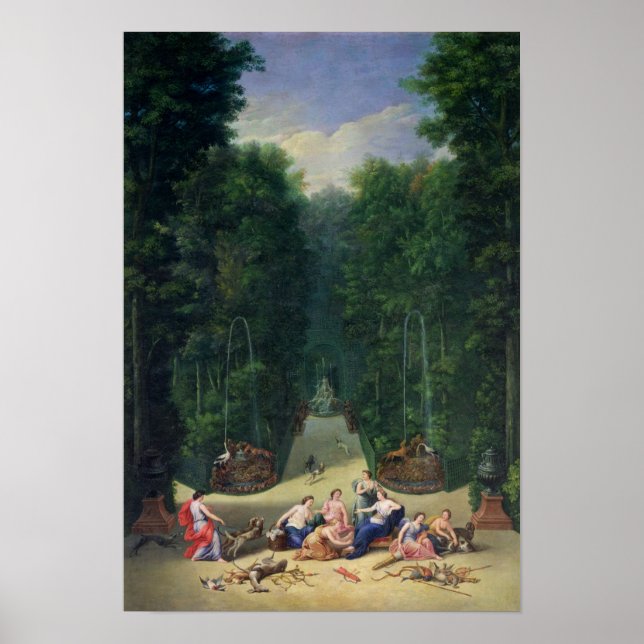 Póster Los terrenos de Versalles (Frente)