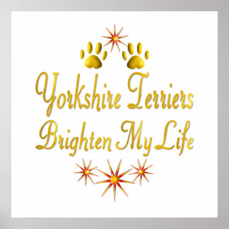 Póster Los territorios de Yorkshire alegran mi vida