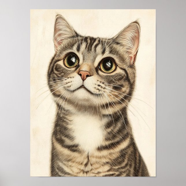 Póster Los tesoros de Tabby de Dürer 4 (Frente)