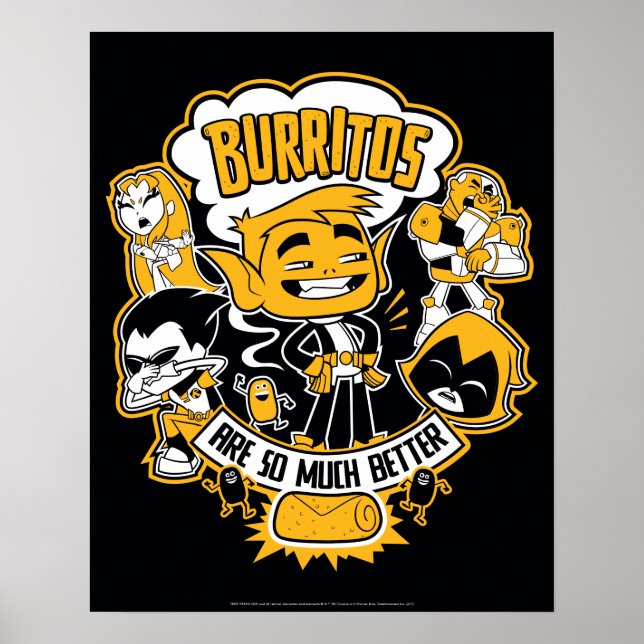 Póster ¡Los titanes adolescentes se van! | Bebe Boy "Los  (Frente)