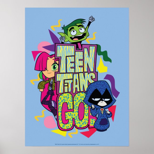 Póster ¡Los titanes adolescentes se van! | Logo de "Chica (Frente)