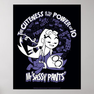 Póster ¡Los titanes adolescentes se van!   Starfire y Mr