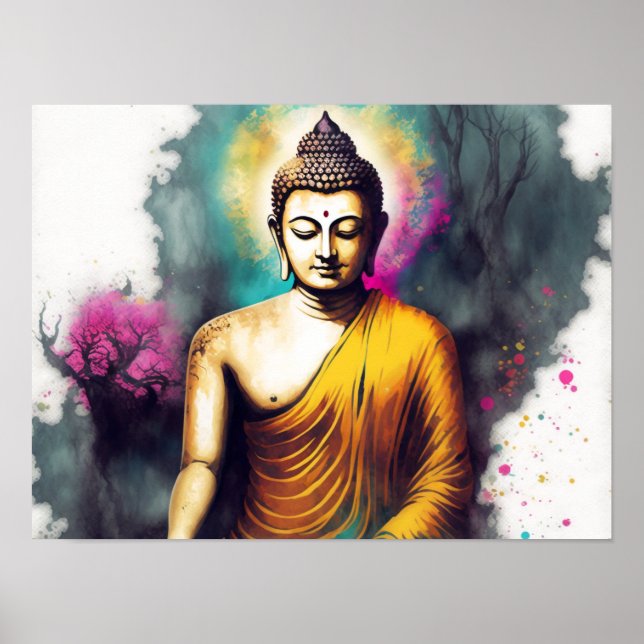 Póster Los tontos de Buda (Frente)