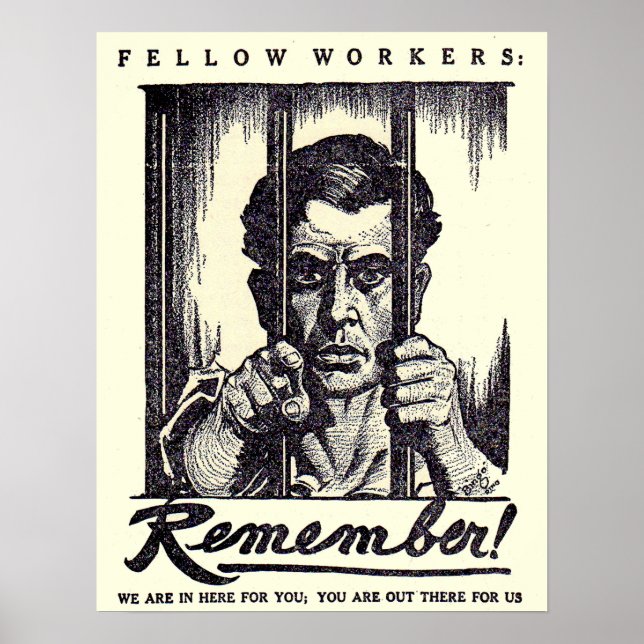 Póster ¡Los Trabajadores De 1917 Recuerdan! (Frente)