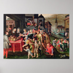 Póster Los trabajos de la misericordia