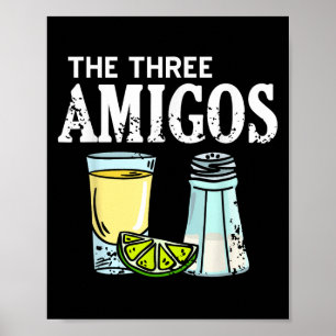 Póster Los tres amigos del humor Fiesta de la sal de cal
