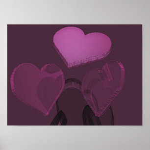 Póster Los Tres Corazones
