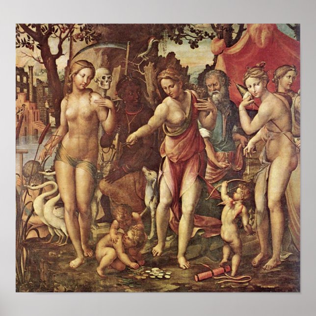 Póster Los tres destinos de Il Sodoma (Frente)