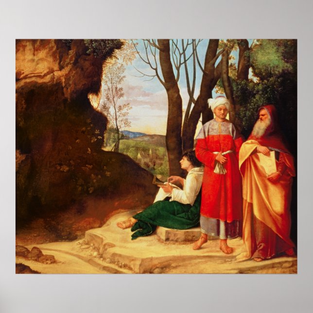 Póster Los tres filósofos (Frente)