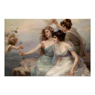Póster Los tres grados de Edouard Bisson