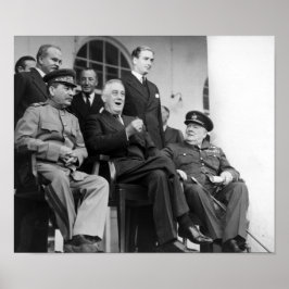 Póster Los Tres Grandes - Segunda Guerra Mundial - Confer