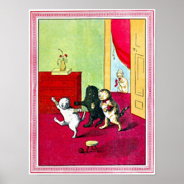 Póster Los Tres Pequeños Gatitos (Frente)