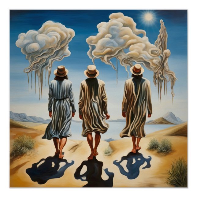 Póster Los tres sabios (Anverso)