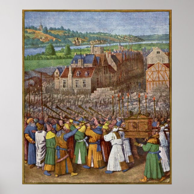 Póster Los trompetas de Jericó de Jean Fouquet (Frente)