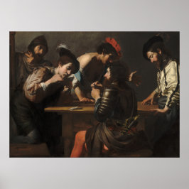 Póster Los trucos - Bella Artes Valentin de Boulogne