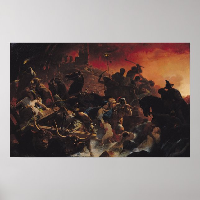 Póster Los últimos días de Pompeya (Frente)