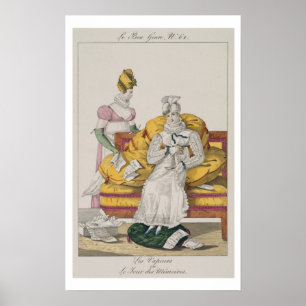 Póster Los Vapores o el Día de las Cuentas, plato 62 de L