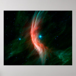 Póster Los Vientos Estelares Salen De Zeta Ophiuchi.