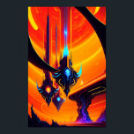 Póster Los visitantes Ken Gage Sci-Fi<br><div class="desc">Los Visitantes. 2022,  Ken Gage. Arte digital: surrealismo pop.</div>