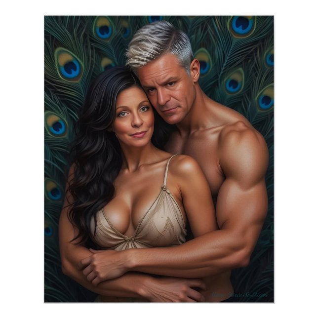 Póster Lost in a Peacock Paradise (Anverso)