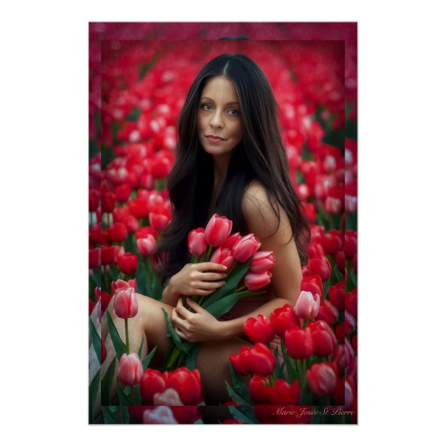 Póster Lost in a Sea of Crimson (Anverso)