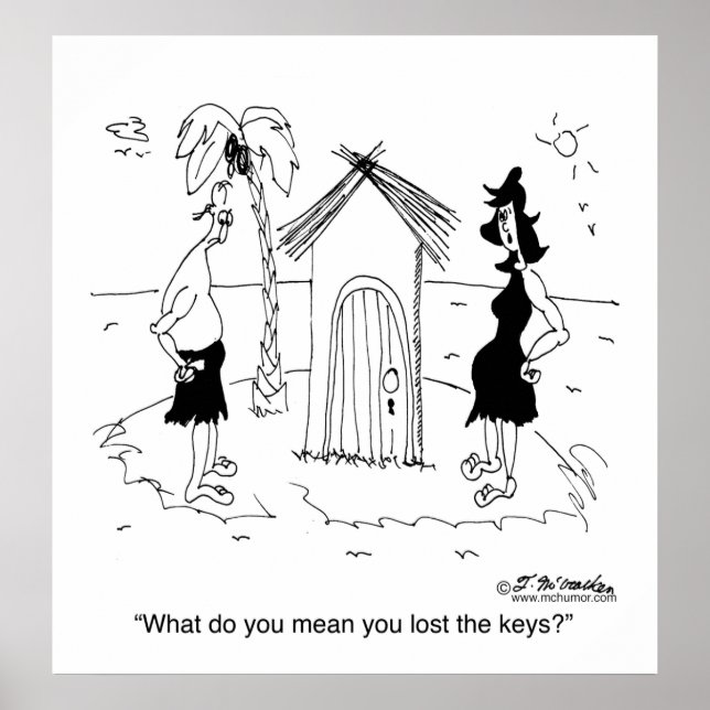 Póster Lost Keys on Desert Island (Frente)