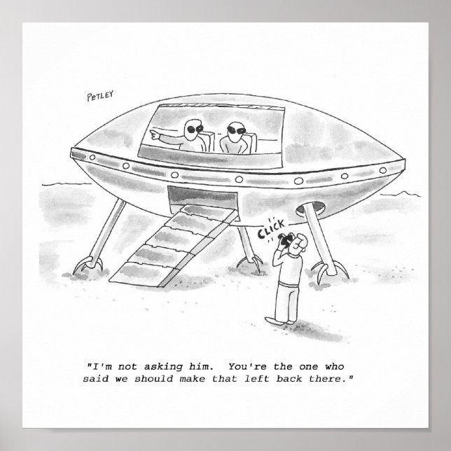 Póster lost saucer (Frente)