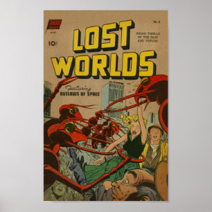 Póster Lost Worlds