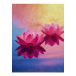 Póster Lote de agua