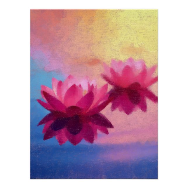 Póster Lote de agua (Anverso)