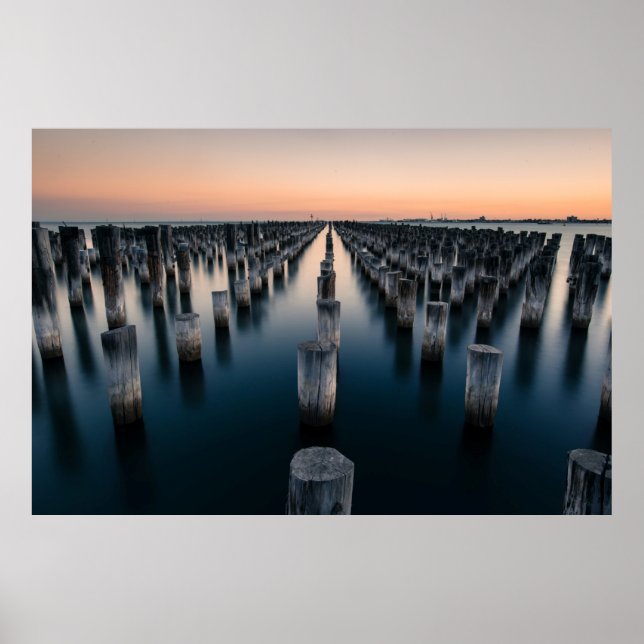 Póster Lote de posta de playa (Frente)