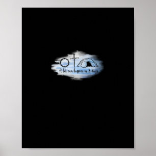 Póster Lote Puede Ocurrir En 3 Días Resurrección Jesús Cr