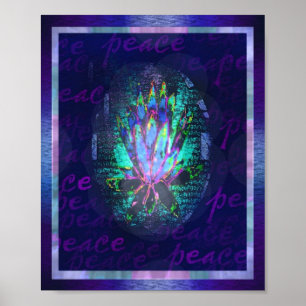 Póster Loto de la paz