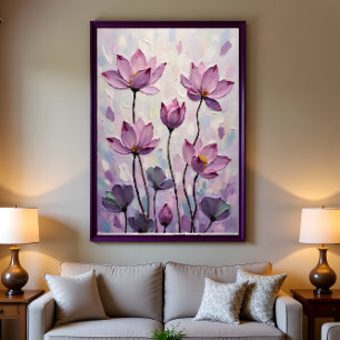 Póster Loto – Pintura al Óleo