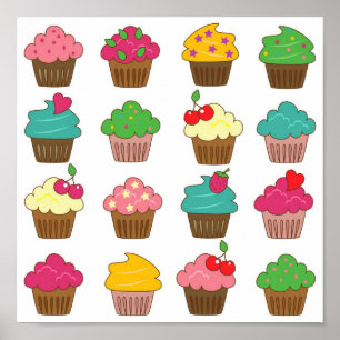Póster Lotsa Cupcakes Poster