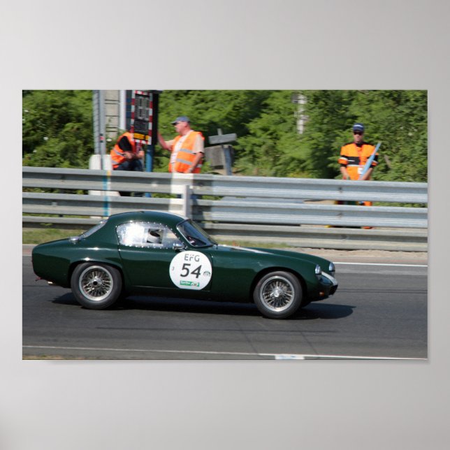 Póster Lotus Elite S2 Le Mans Classic (Frente)