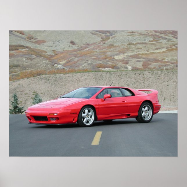 Póster Lotus Esprit S4S (Frente)