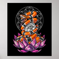 Lotus Eye Of Horus Snake Flower Of Life