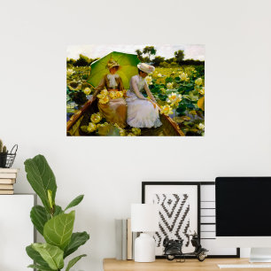 Póster Lotus Lilies de Charles Courtney Curran