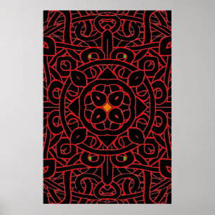 Póster Lotus negro 3