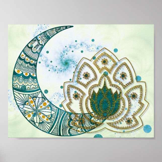 Póster Lotus Rising (Frente)