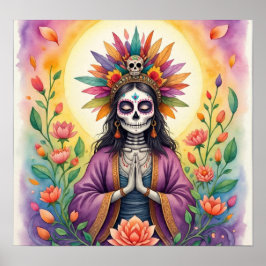 Póster LotusDíaDeLosMuertos