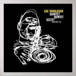 Póster Lou Donaldson Jazz Vintage
