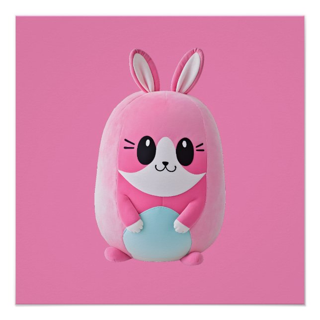 Póster "Lou Lou". Una criatura rosa adorable (Anverso)