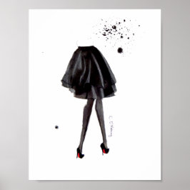 Póster Louboutins en tinta