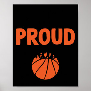 Póster Loud Y Orgullosa Madre De Baloncesto - Citas Graci
