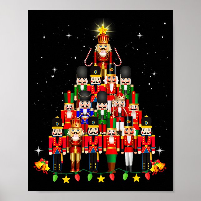 Póster Loudest Nutcracker Group Matching Family Holiday F (Frente)