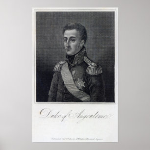 Póster Louis-Antoine de Bourbon Duke of Angouleme